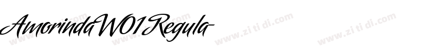 Amorinda W01 Regula字体转换